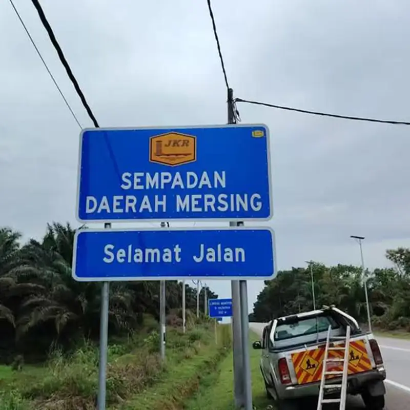 Traffic sign installation project
