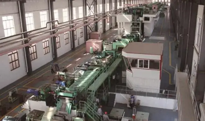 Galvanized and color coated sheet workshop