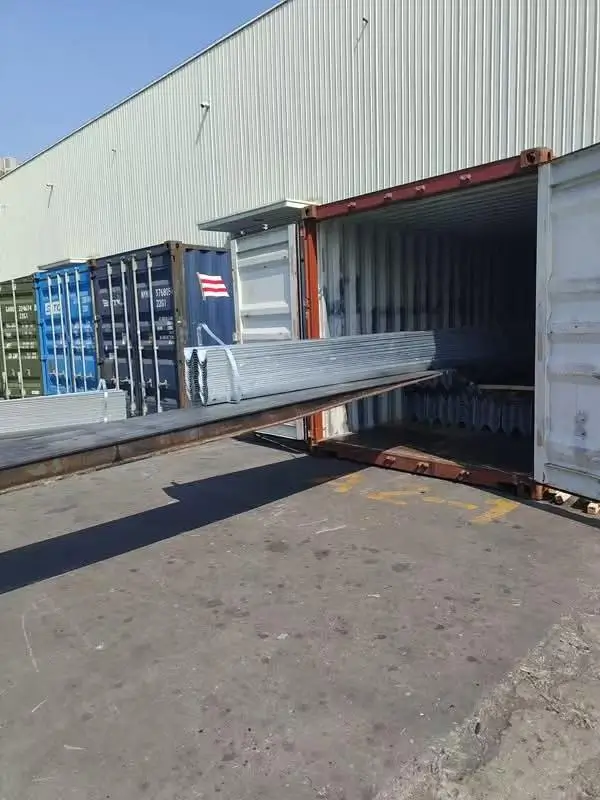 Guardrail bundle package prepared for export